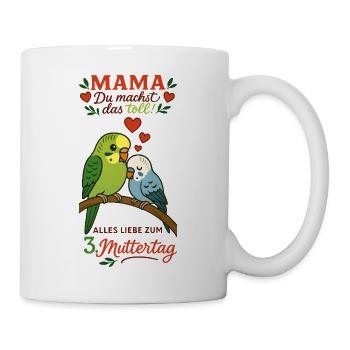 3. Muttertag - Tasse - Weiß - Rechts