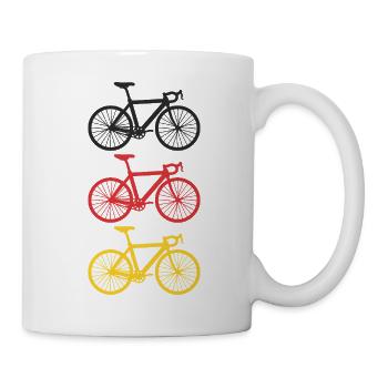 Fahrrad Radsport Deutschland - Tasse - Weiß - Rechts