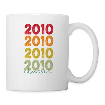 16. Geburtstag 16 Jahre  2010 - Tasse - Weiß - Rechts