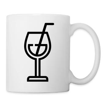 cocktail - Mug blanc - blanc - Droite