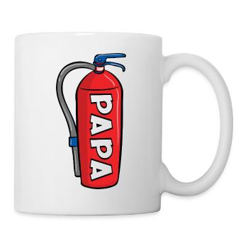 Announcing Baby - Firefighter Dad - Mug - white - Right