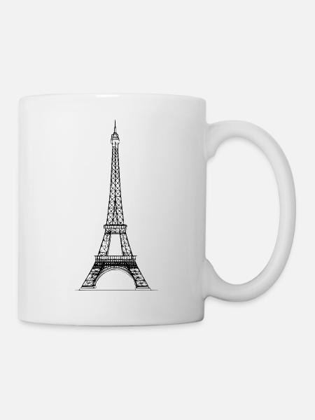 Eiffelturm - Tasse - Weiß