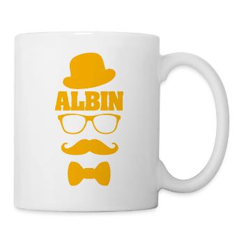 Hipster Albin - Mug - white - Right