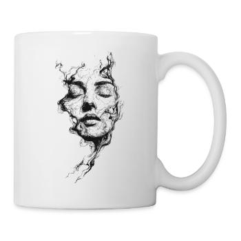 Graphisme d’art du sommeil - Mug blanc - blanc - Droite