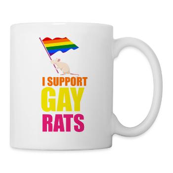 Rat, house rat, rat owner, rat lover - Mug - white - Right