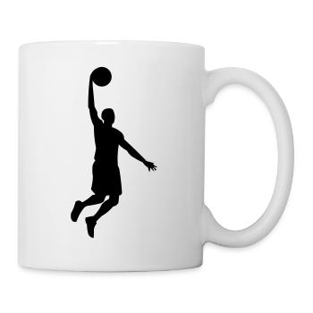 Basketballer - Tasse - Weiß - Rechts