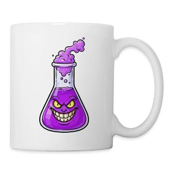 Magie de la bouteille d’alchimie violette - Mug blanc - blanc - Droite