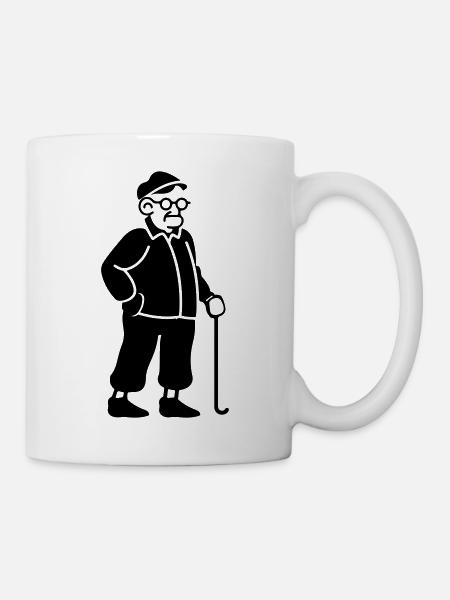 Alter Opa - Tasse - Weiß