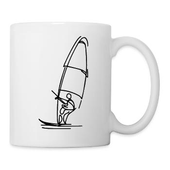 Windsurfer Drawing - Mug - white - Right