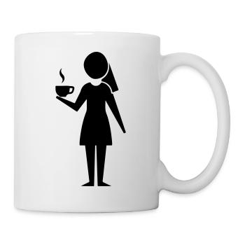 Coffee Woman - Mug - white - Right