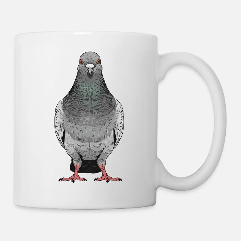 Taube - Tasse - Weiß