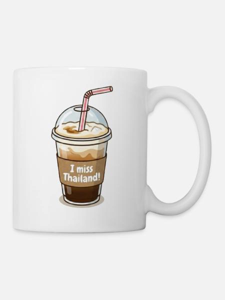 Ich vermisse Thailand - Tasse - Weiß