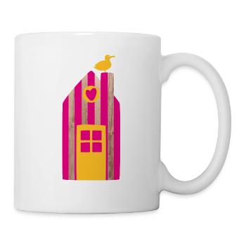 Maison de plage Strip Sea Sea Vacances d’été à la plage - Mug blanc - blanc - Droite