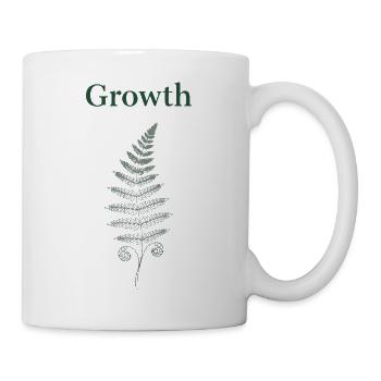 Growth Farn - Tasse - Weiß - Rechts