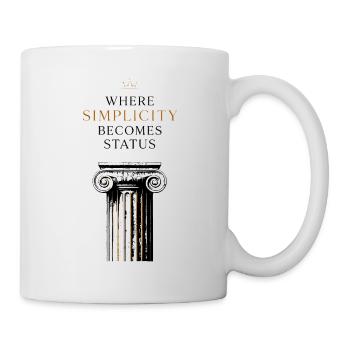Minimalism Luxury Simple Premium Status - Mug - white - Right