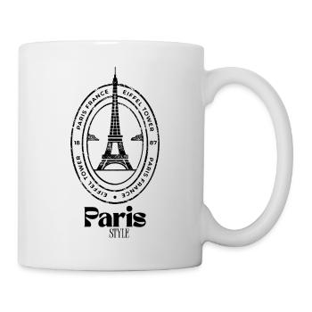 Pariser Stil - Tasse - Weiß - Rechts