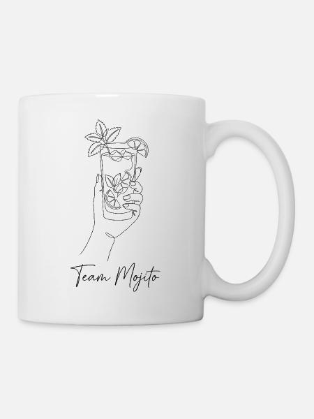 JGA Mojito Cocktail Barkeeper - Tasse - Weiß