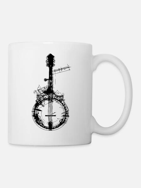 Banjo - Tasse - Weiß