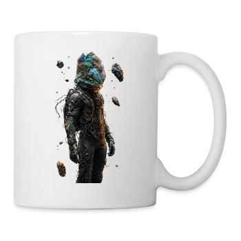Indoor-Wald-Weltraumhelm - Tasse - Weiß - Rechts