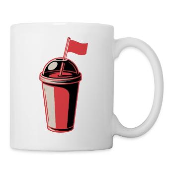 Red Flag Becher - Tasse - Weiß - Rechts
