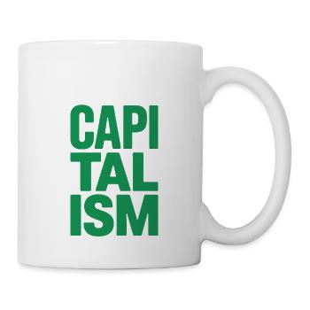 I Love Capitalism Unternehmer Aktien Kapitalismus - Tasse - Weiß - Rechts