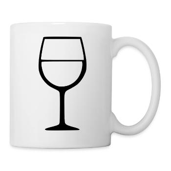 Wine Wine Glass Red Wine White Wine Gift - Mug - white - Right