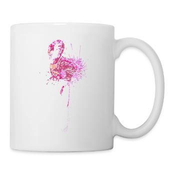 Flamingo Splash Art - Mug - white - Right