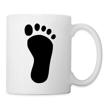 Fuß Fußpflege Podologe Geschenk  - Tasse - Weiß - Rechts