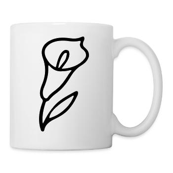 Blume 5 - Tasse - Weiß - Rechts