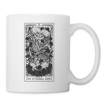 EwigerKnoten Skelett-Duett - Tasse - Weiß - Rechts