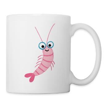 Garnele - Tasse - Weiß - Rechts