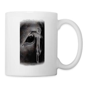 Spiegel der Seele - Tasse - Weiß - Rechts