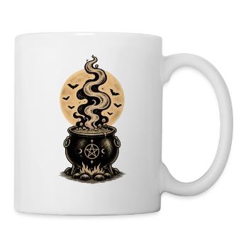 Mondzauber im Hexenkessel - Tasse - Weiß - Rechts