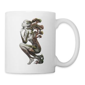  Mystische Waldnymphe Mit Baumgeist Und - Tasse - Weiß - Rechts