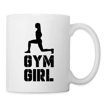 Gym Girl - Tasse - Weiß - Rechts