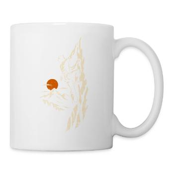 Klippenklettern – Klettern und Bergsteigen - Tasse - Weiß - Rechts