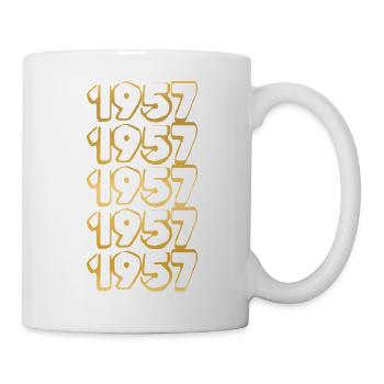 gold 1957 - Tasse - Weiß - Rechts