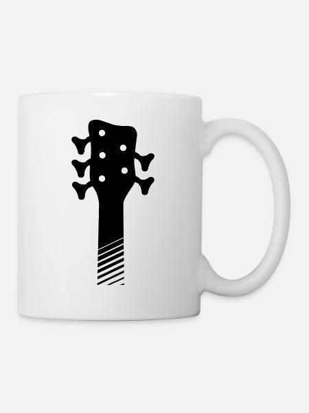 5-string W-style bass guitar - Tasse - Weiß