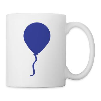 Luftballon - Tasse - Weiß - Rechts