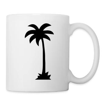 palm tree - Mug - white - Right