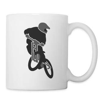 mountain_biker_v1 - Tasse - Weiß - Rechts
