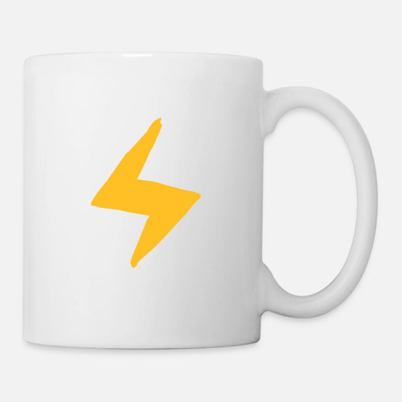 Blitz - Tasse - Weiß