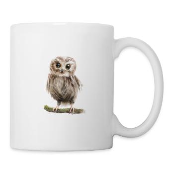 eule - Tasse - Weiß - Rechts
