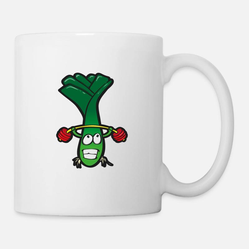 Poireaux d’entraînement - Mug blanc - blanc