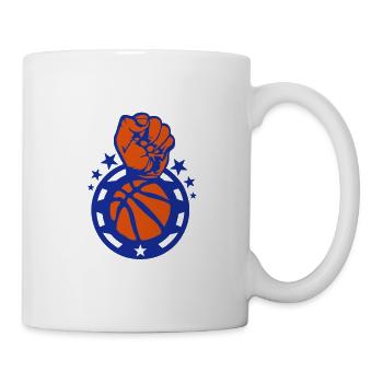basketball emissions angry fist logo vainq - Mug - white - Right