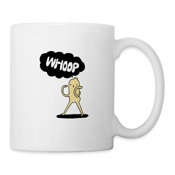 whoop woop - Comic - Cartoon - Funny - Mug - white - Right