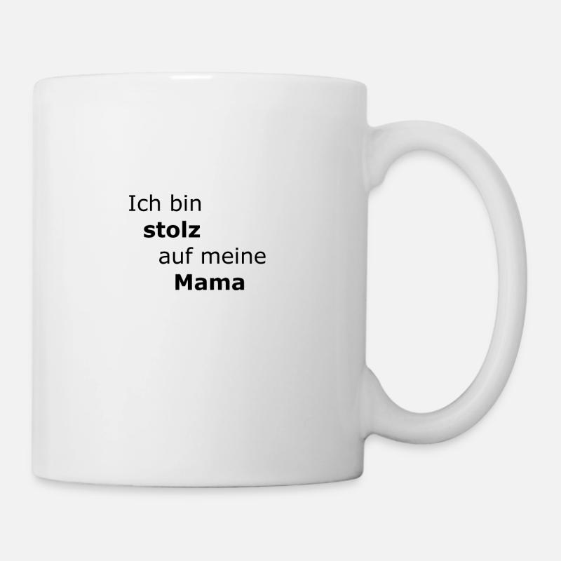 Je suis fière de ma mère - Mug blanc - blanc