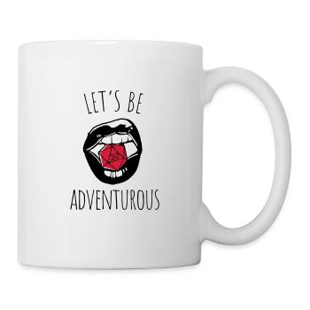pen and paper shirt adventurous - Mug - white - Right