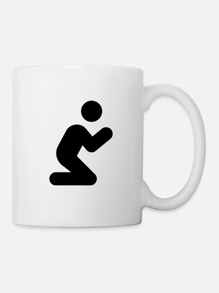 Pray Black - Mug - white
