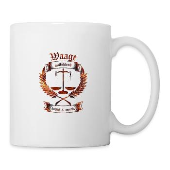 Waage - Tasse - Weiß - Rechts
